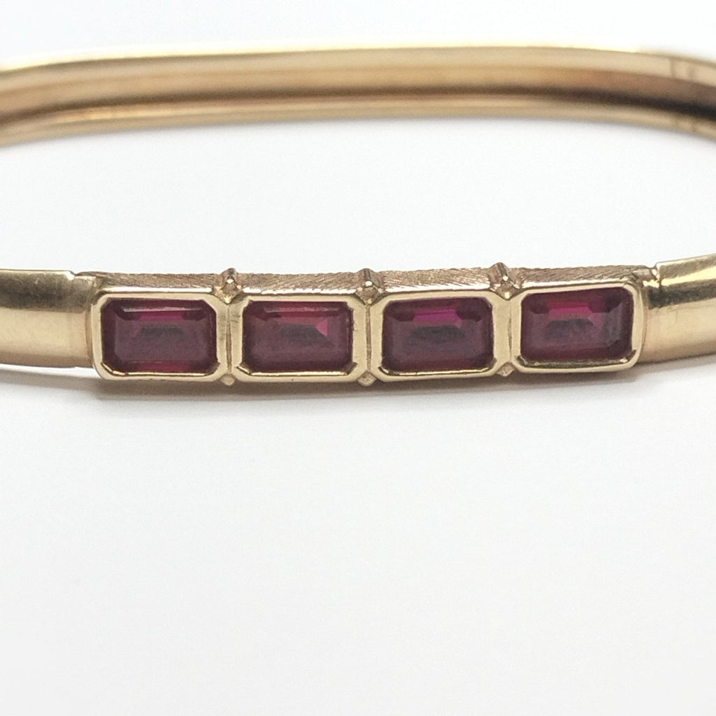 PULSERA RIGIDA ORO 14 K 9,20 GRMS (SEMINUEVO)