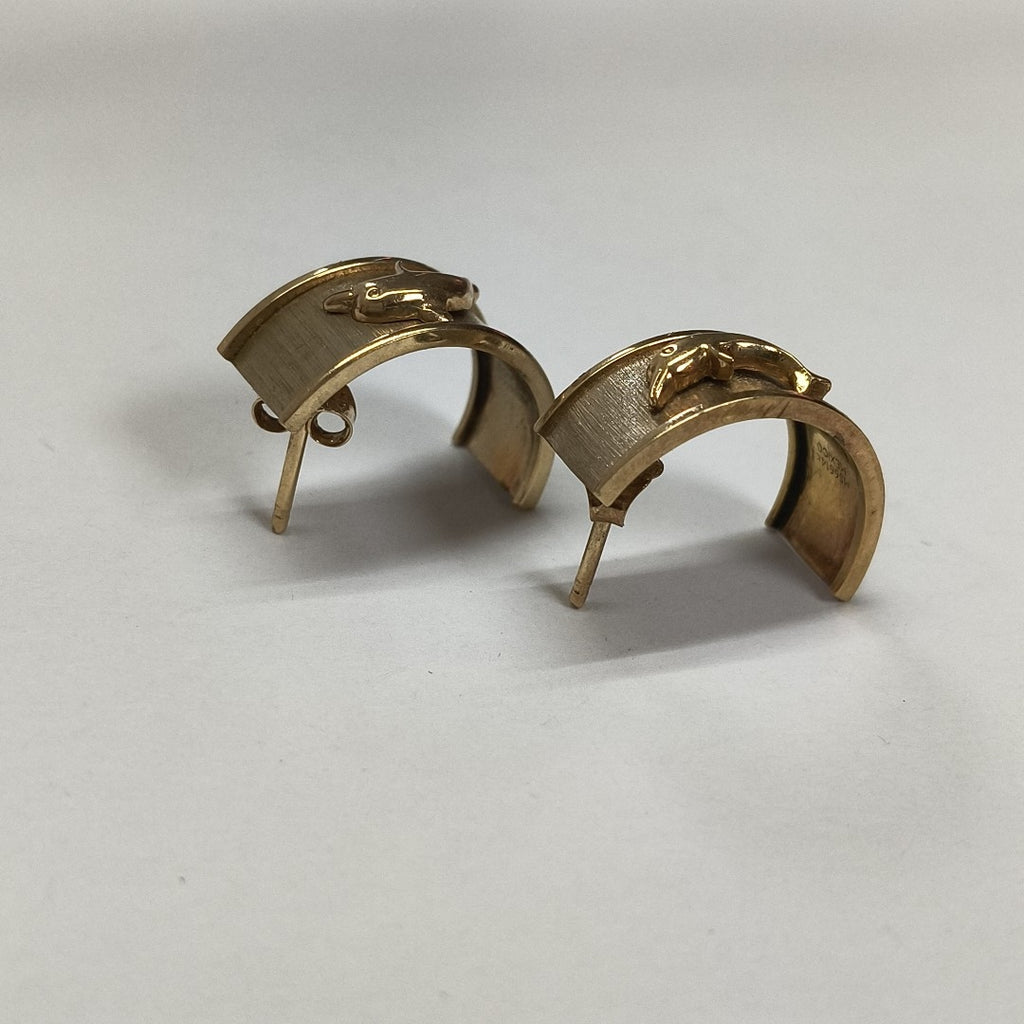 BROQUELES PAR ORO 14 K 4.2 GRMS (SEMINUEVO)