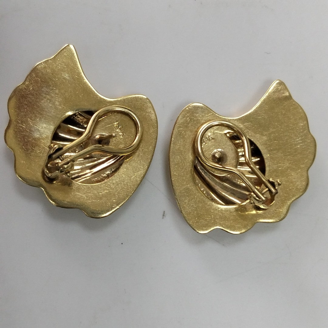 ARETES PAR ORO 14 K 8,40 GRMS (SEMINUEVO)