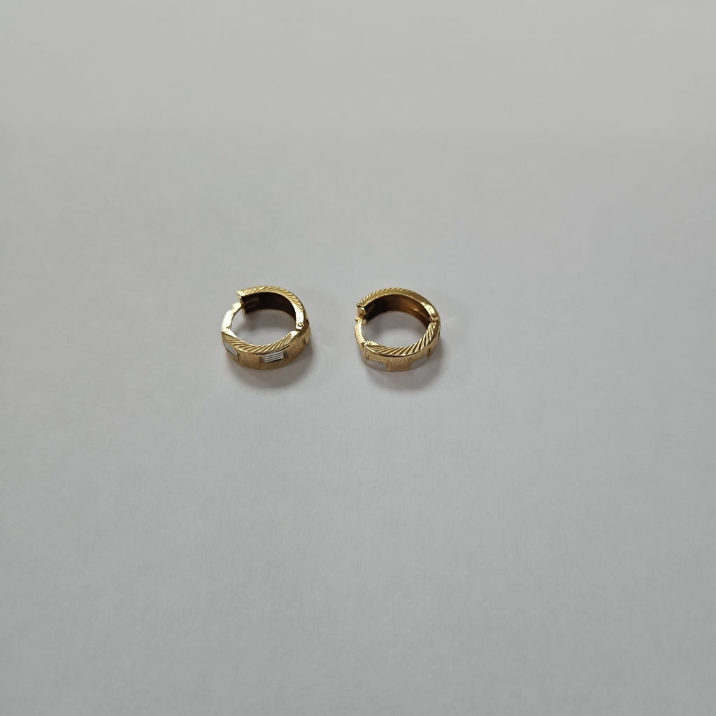 ARRACADAS PAR ORO 14 K 2,10 GRMS (SEMINUEVO)