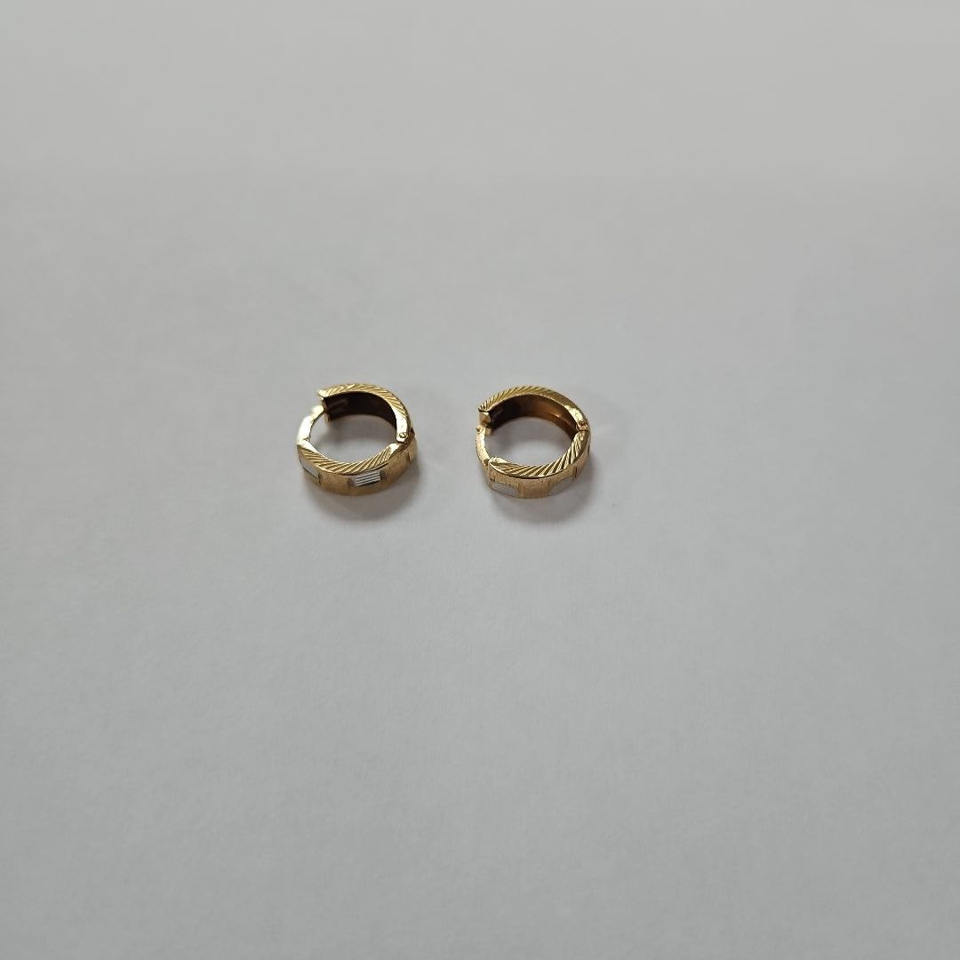 ARRACADAS PAR ORO 14 K 2,10 GRMS (SEMINUEVO)