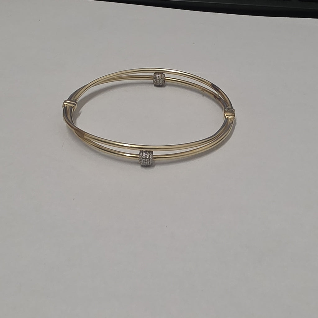 PULSERA RIGIDA ORO 14 K 6.8 GRMS (SEMINUEVO)