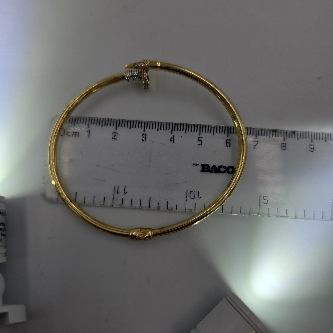 PULSERA RIGIDA ORO 14 K 7.1 GRMS (SEMINUEVO)