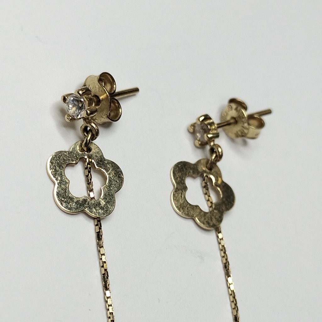 ARETES PAR ORO 14 K 2 GRMS (SEMINUEVO)