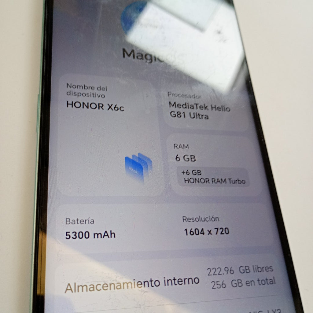 CELULAR HONOR X6C NIC-LX3 (2025) 256 GB 6 GB RAM (SEMINUEVO)