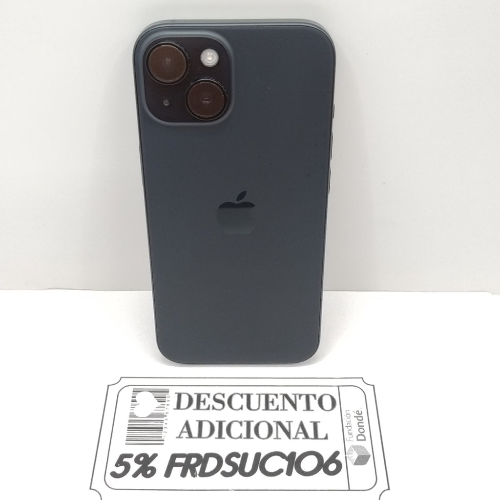 CELULAR APPLE IPHONE 15 A3089 (2023) 128 GB 6 GB RAM (SEMINUEVO)