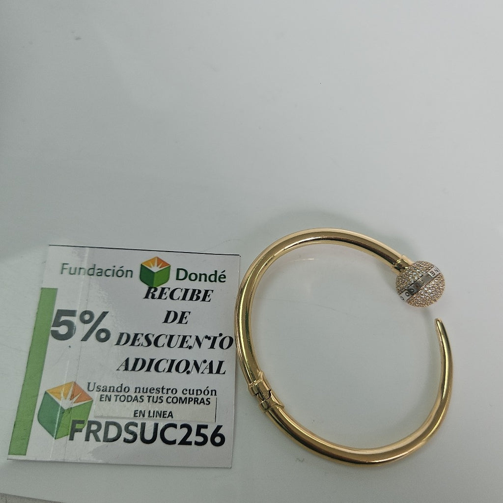 PULSERA RIGIDA ORO 14 K 15.5 GRMS (SEMINUEVO)