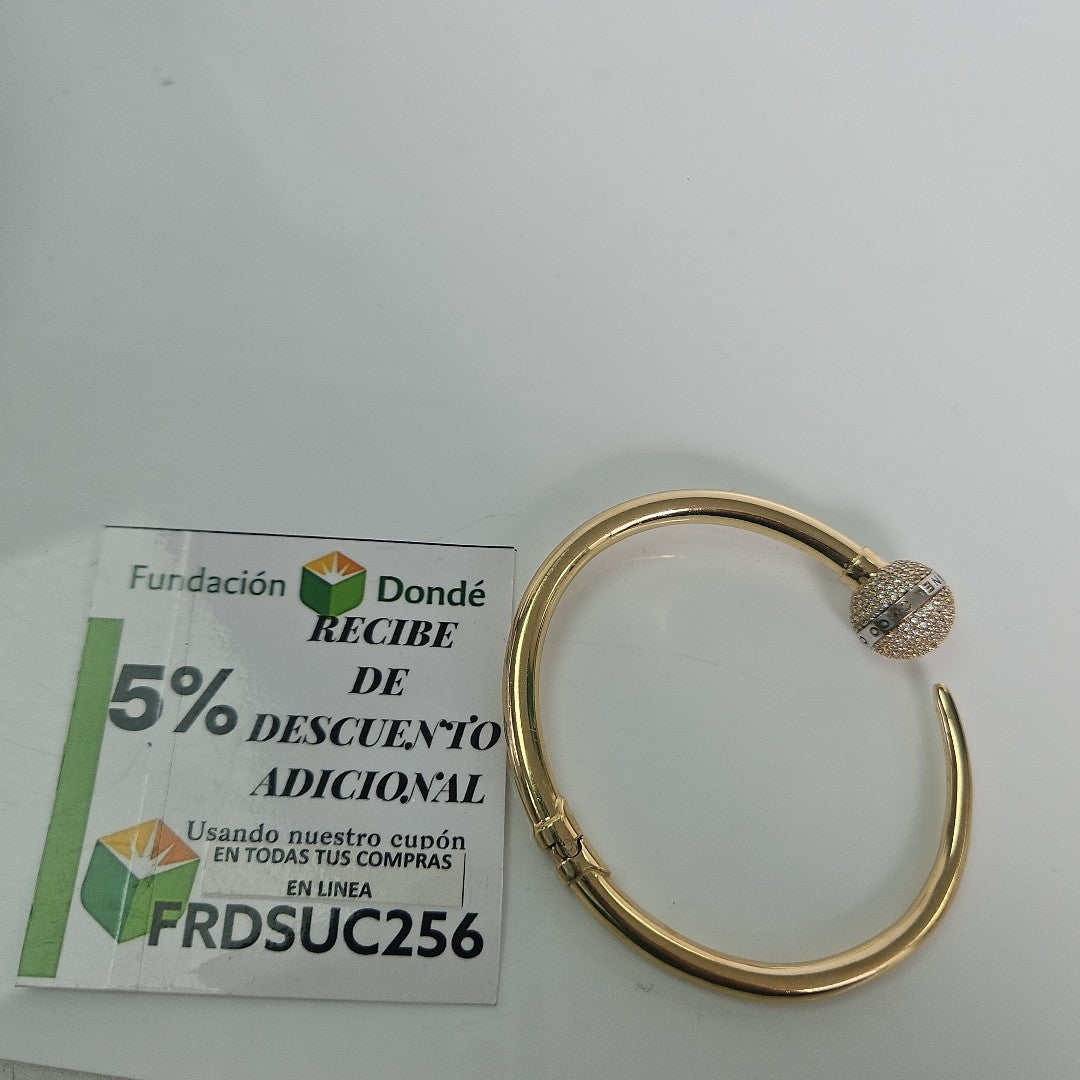 PULSERA RIGIDA ORO 14 K 15.5 GRMS (SEMINUEVO)