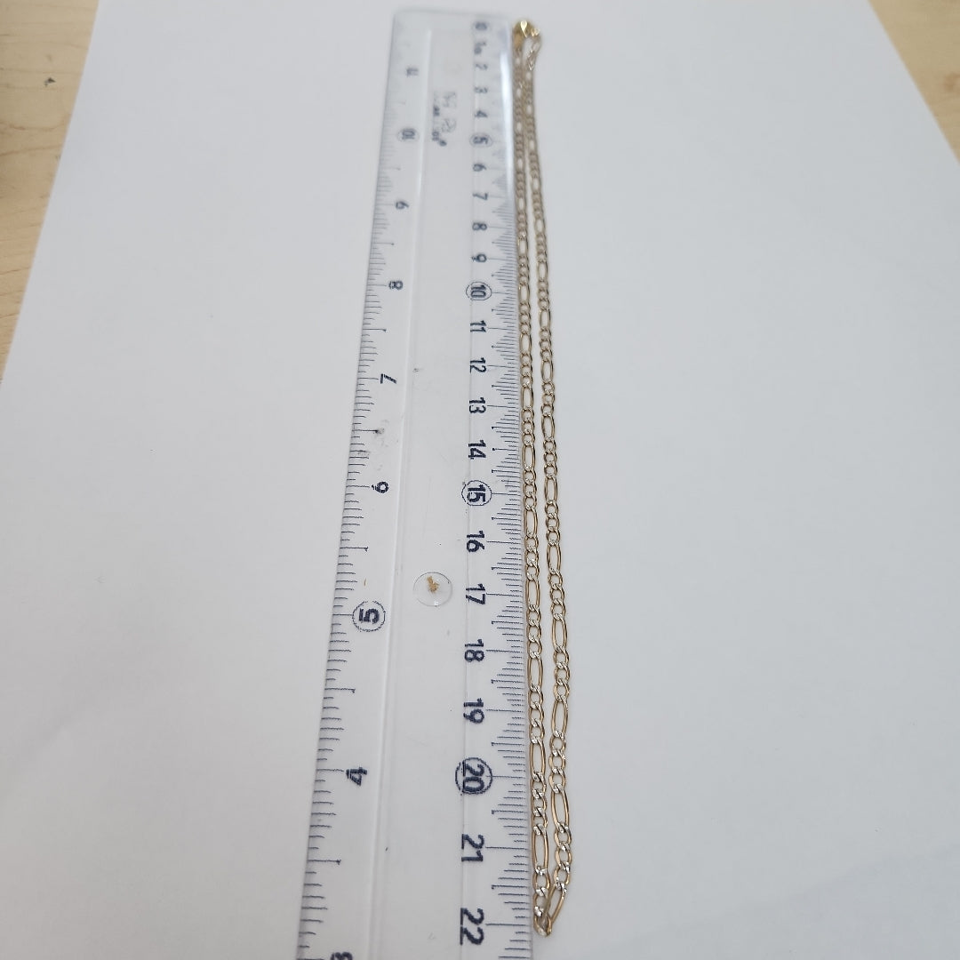 CADENA ORO,RODIADO 14 K 3,90 GRMS (SEMINUEVO)