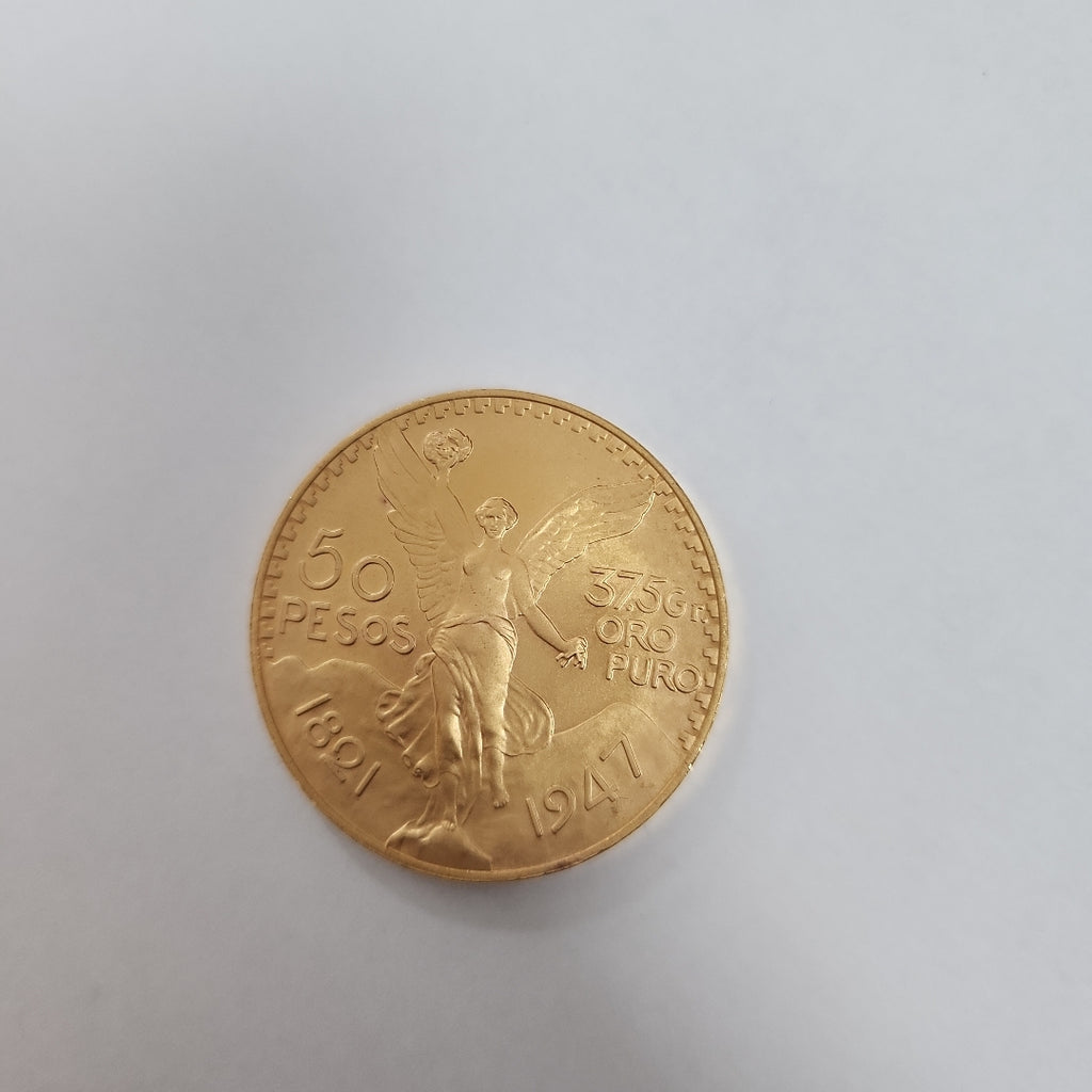 K1 41,60 GRMS 21 K IDENTIFICACIÓN MONEDA NOMINATIVA MONEDAS PESOS 50 PESOS (SEMINUEVO)