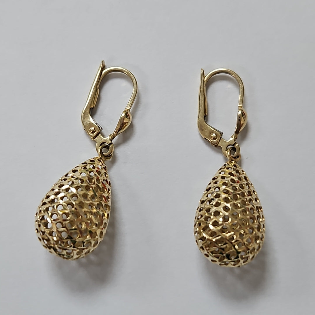 ARETES PAR ORO 14 K 2.7 GRMS (SEMINUEVO)