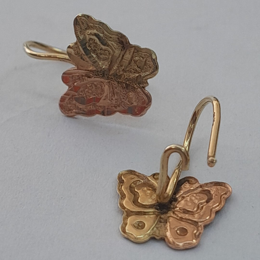 ARETES PAR ORO 10 K 1 GRMS (SEMINUEVO)