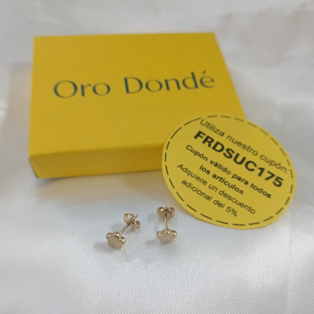 BROQUELES ORO 10K 0.9 (NUEVO)
