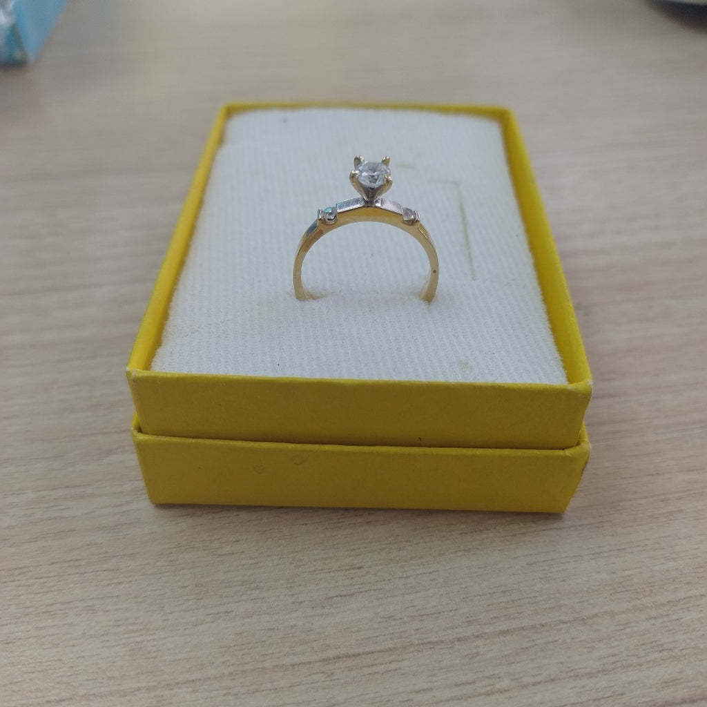 SOLITARIO ORO 14 K 3.3 GRMS (SEMINUEVO)