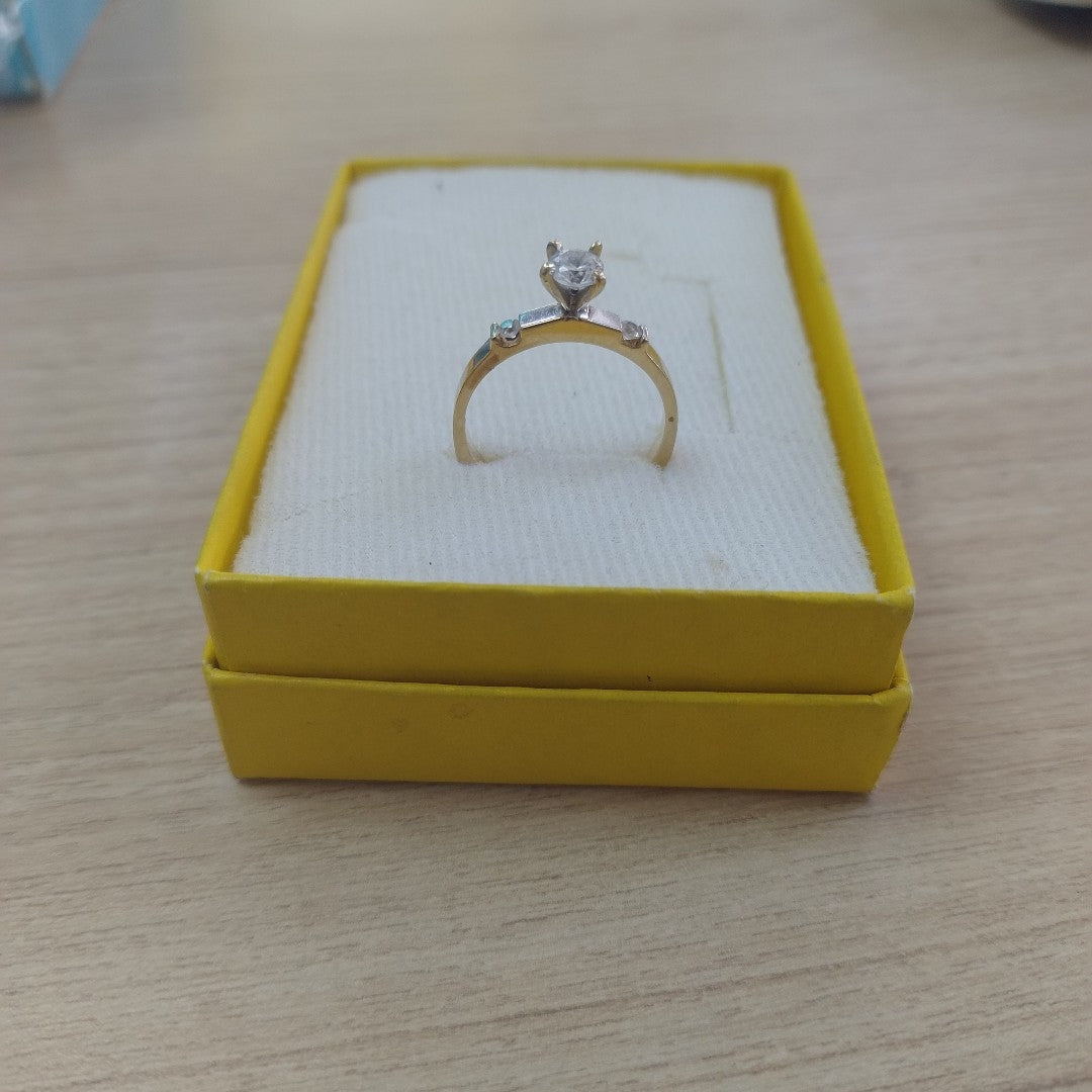 SOLITARIO ORO 14 K 3.3 GRMS (SEMINUEVO)