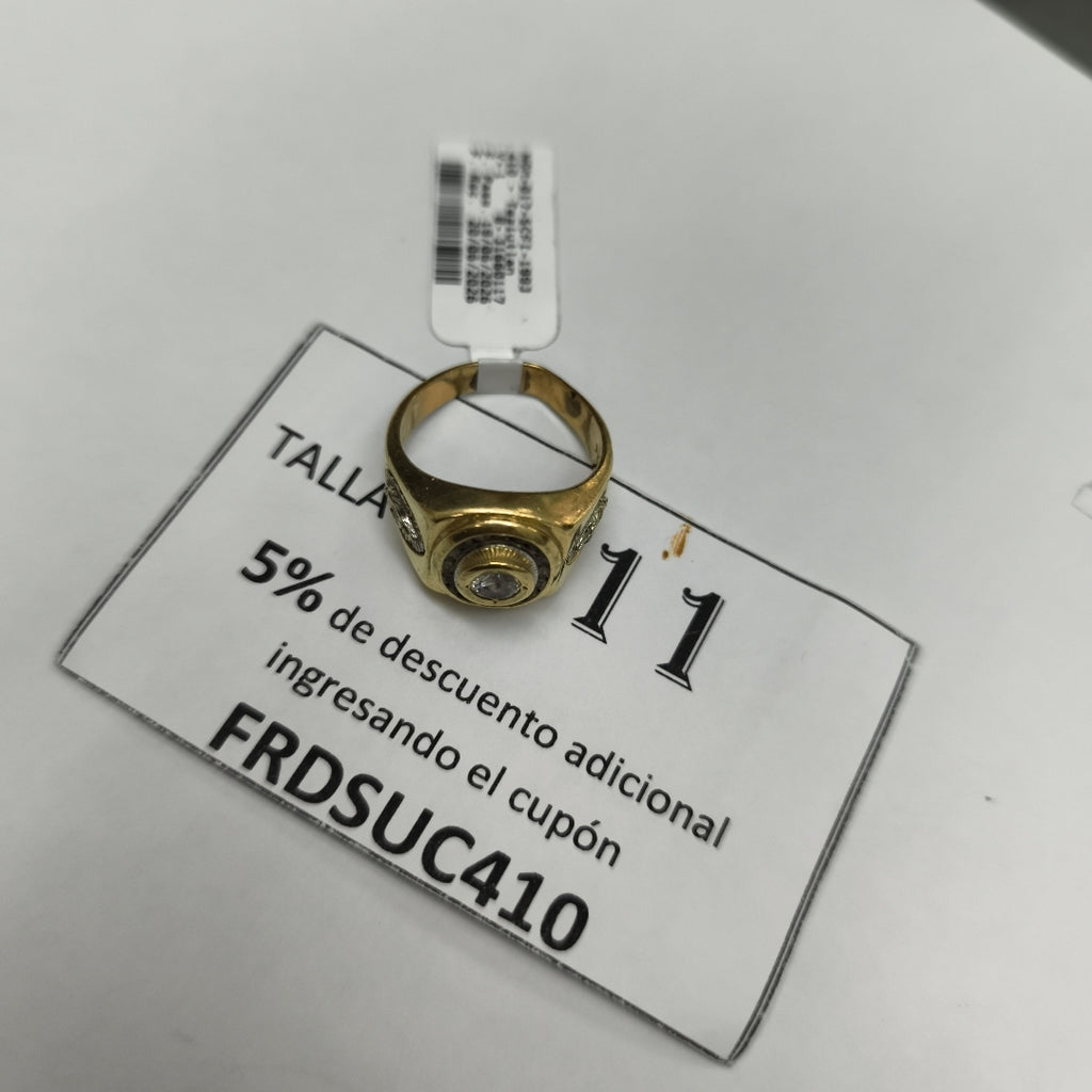 ANILLO ORO 10 K 11.6 GRMS (SEMINUEVO)