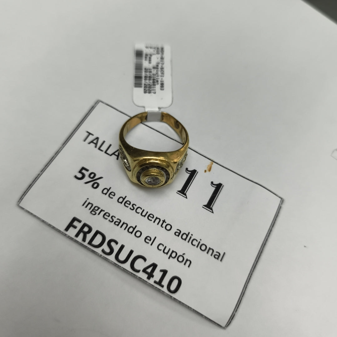 ANILLO ORO 10 K 11.6 GRMS (SEMINUEVO)