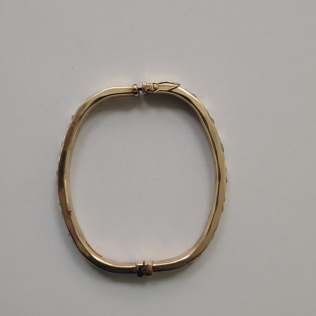 PULSERA RIGIDA ORO 14 K 8.7 GRMS (SEMINUEVO)