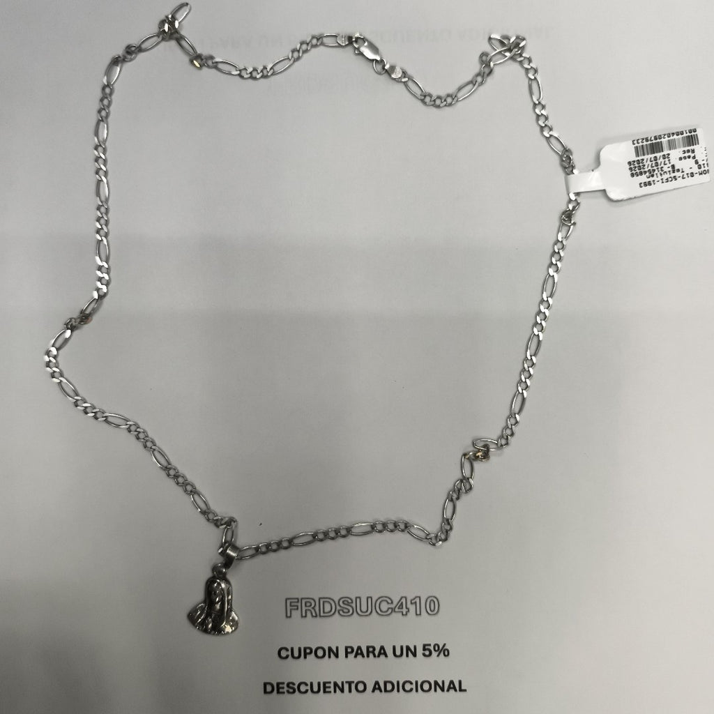 CADENA, DIJE PLATA 9.9 GRMS (SEMINUEVO)