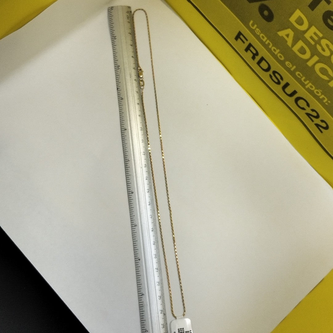 CADENA ORO 10 K 3.8 GRMS (SEMINUEVO)