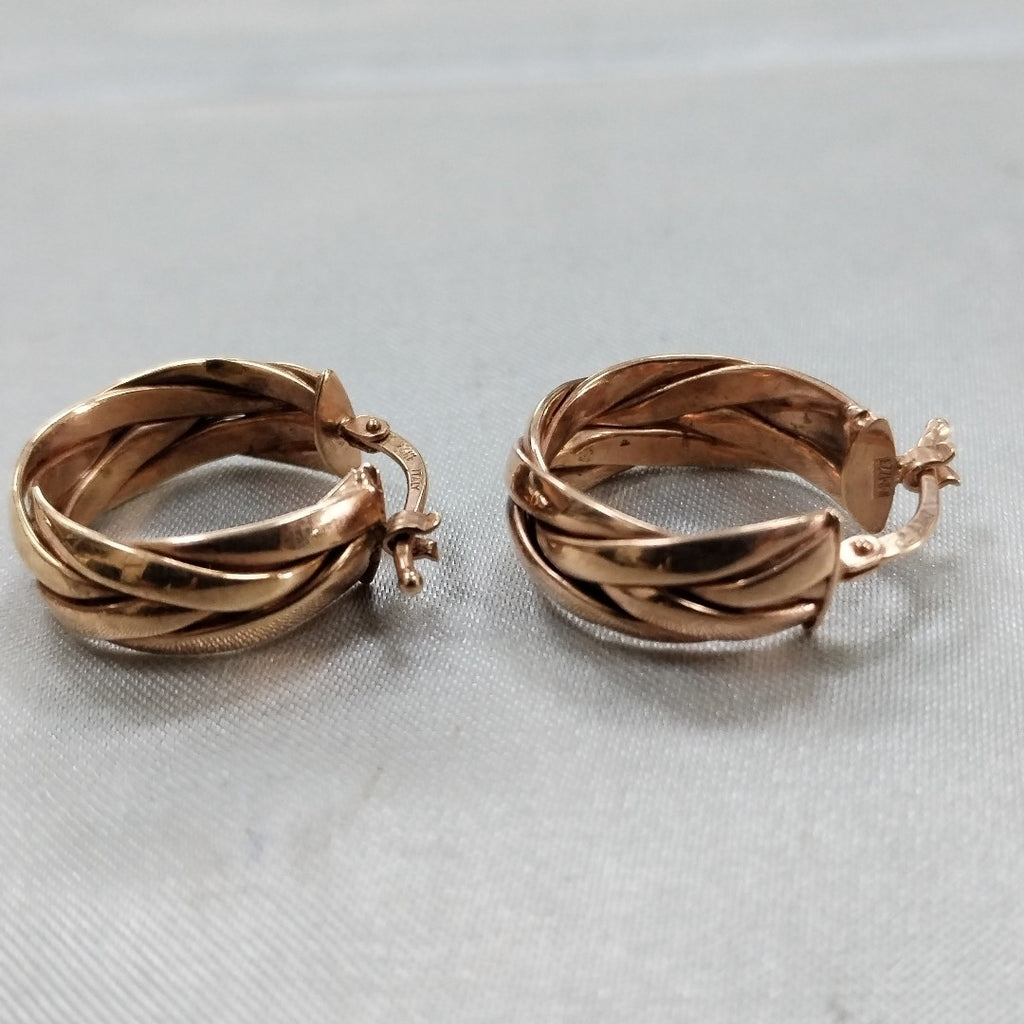 ARRACADAS PAR ORO 14 K 3,80 GRMS (SEMINUEVO)