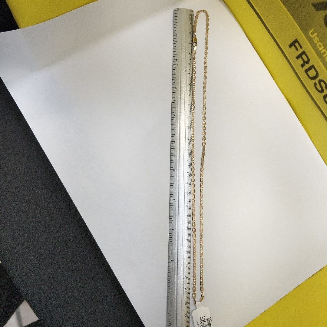 CADENA ORO, RODIADO 10 K 4.9 GRMS (SEMINUEVO)