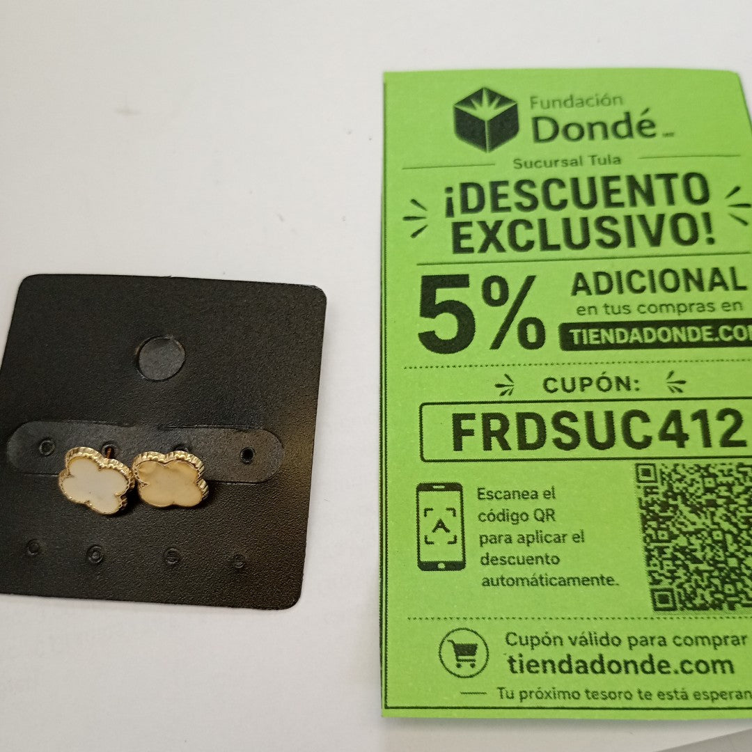 BROQUELES PAR ORO 10 K 0,40 GRMS (SEMINUEVO)
