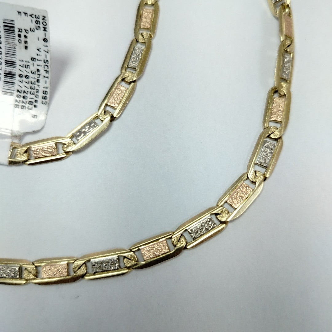 CADENA ORO COMBINADO 14 K 37.1 GRMS (SEMINUEVO)