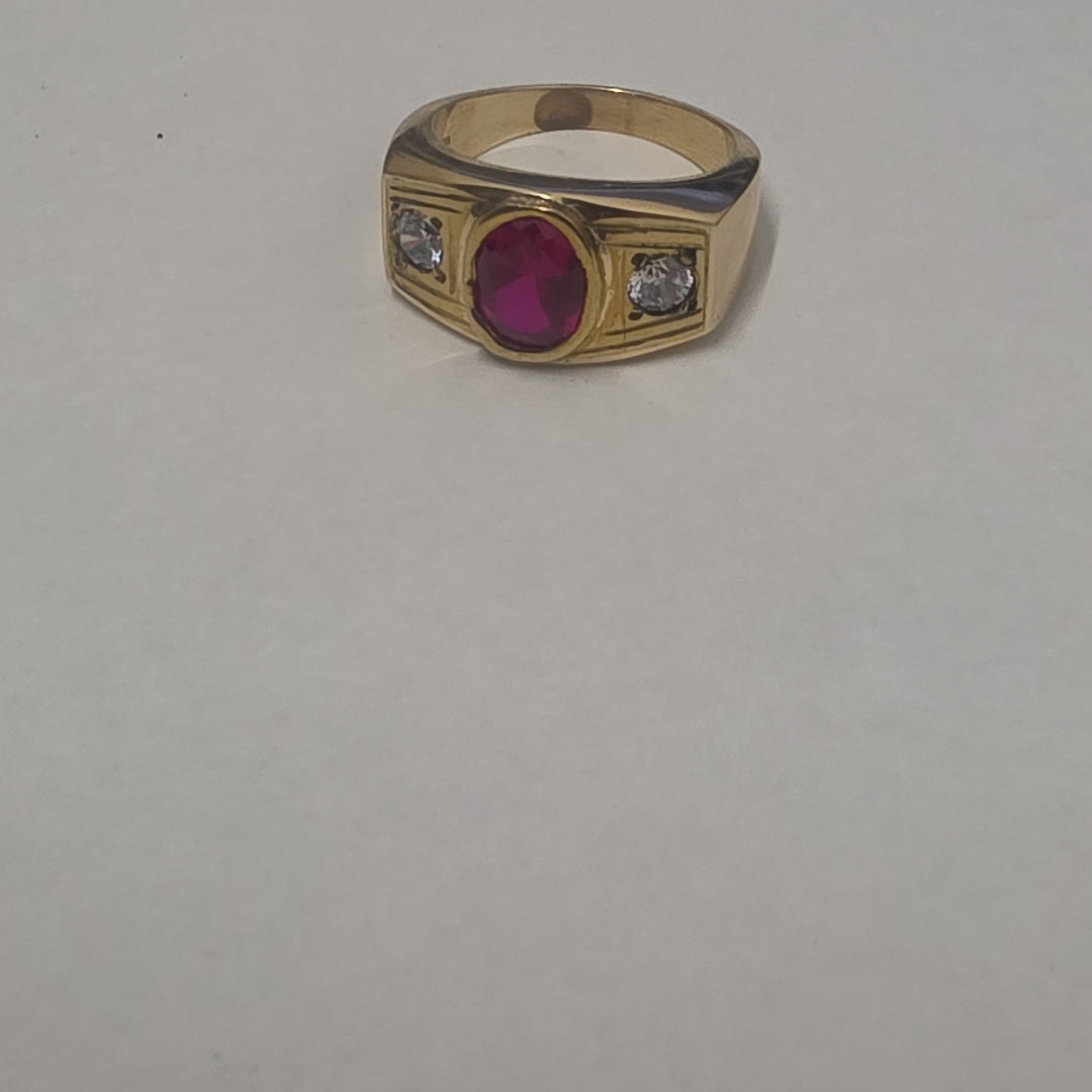 ANILLO ORO 14 K 12 GRMS (SEMINUEVO)