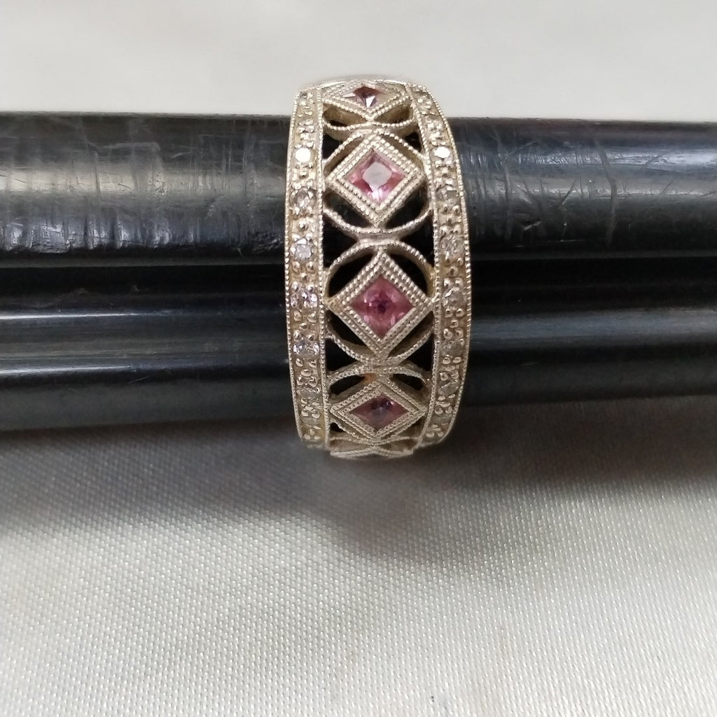 ANILLITO ORO, ORO BLANCO 14 K 5 GRMS (SEMINUEVO)