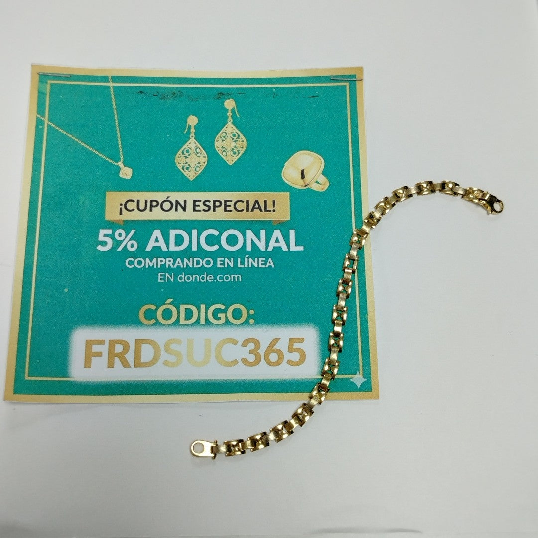 PULSERA ORO 14 K 6.9 GRMS (SEMINUEVO)