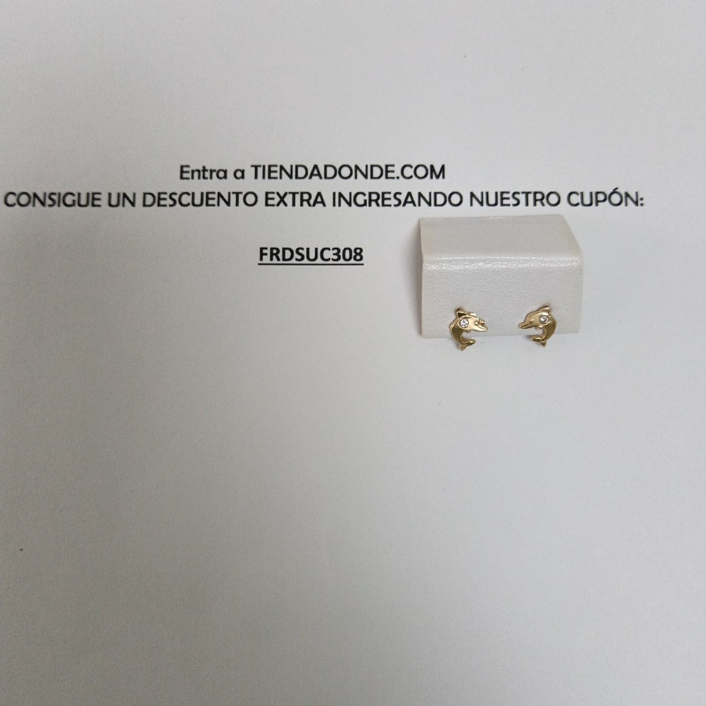 BROQUELES PAR ORO 10 K 0.4 GRMS (SEMINUEVO)
