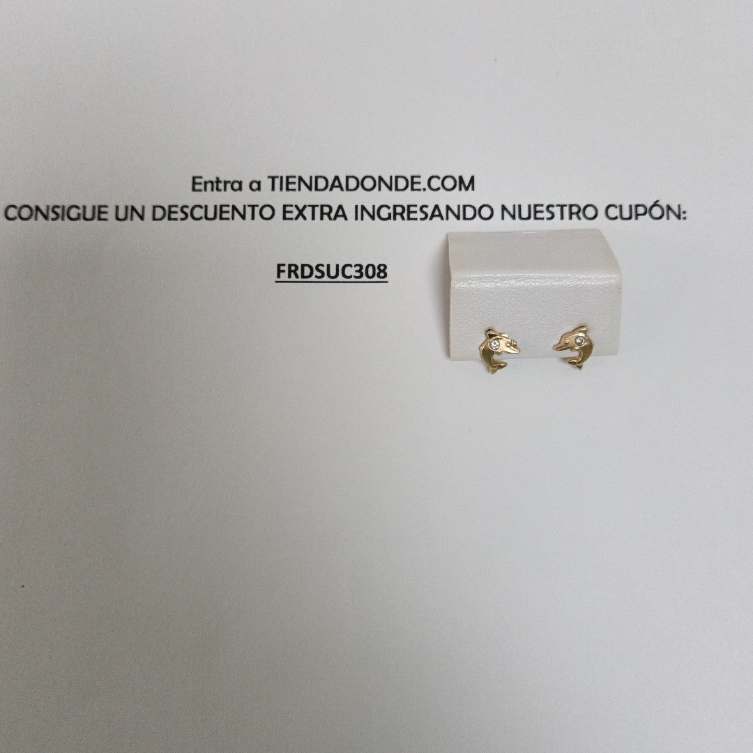 BROQUELES PAR ORO 10 K 0.4 GRMS (SEMINUEVO)