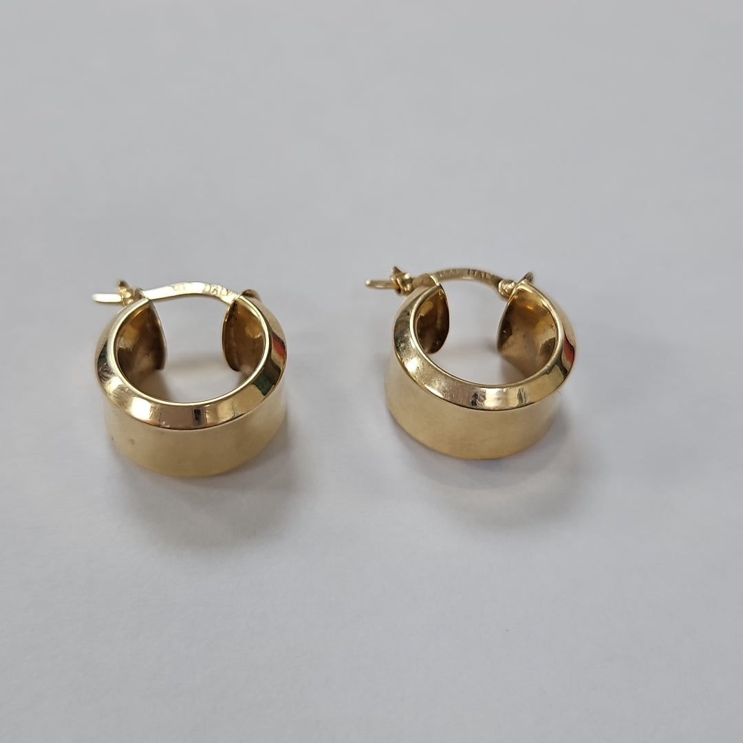 ARRACADAS PAR ORO 14 K 3.6 GRMS (SEMINUEVO)