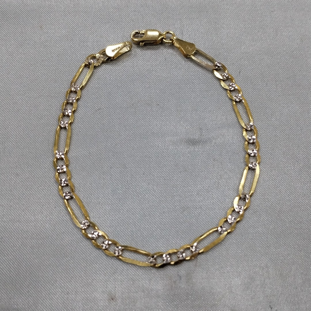 PULSERA 3X1 14K 18 CM 3.9 GR (NUEVO)