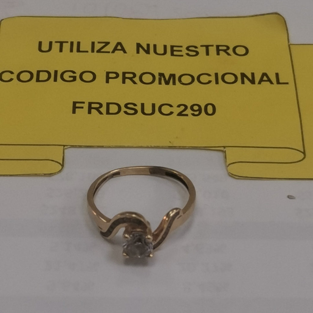 SOLITARIO ORO 14 K 2.2 GRMS (SEMINUEVO)