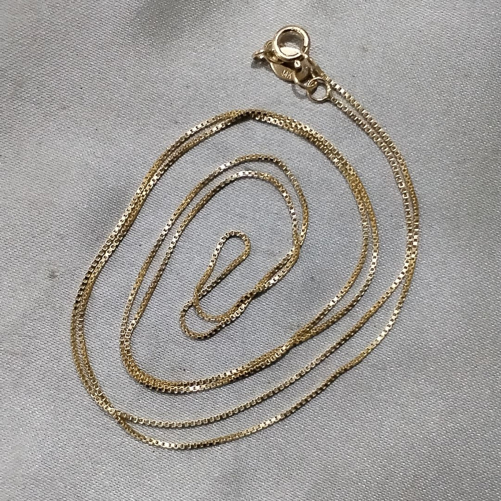 CADENA VENECIANO 14K 55 CM 1.7 GR (NUEVO)