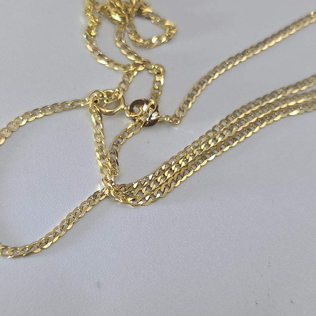 CADENAS BARBADA AMARILLA ORO 14K 2.1 (NUEVO)