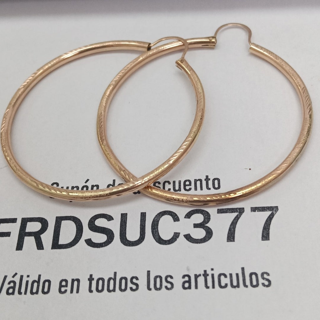 ARRACADAS PAR ORO 8 K 5 GRMS (SEMINUEVO)