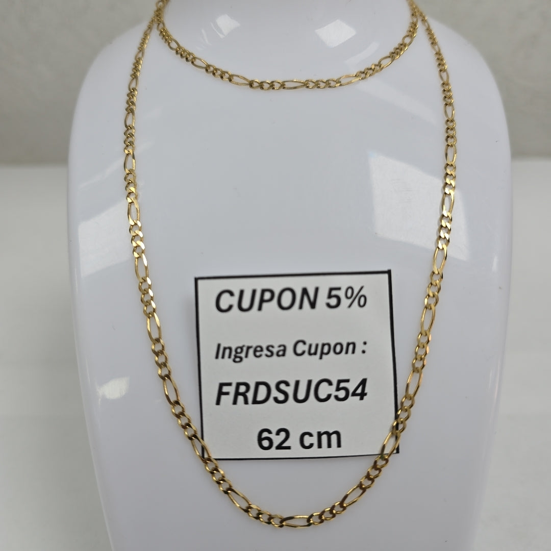 CADENA ORO 14 K 7.5 GRMS (SEMINUEVO)