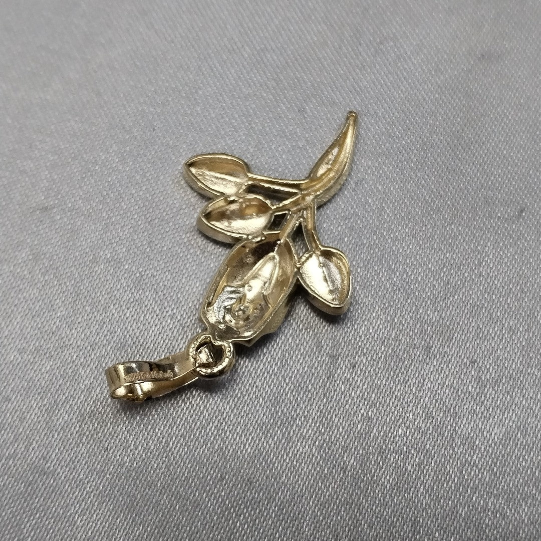 DIJE ROSA 10K 1.4 GR (NUEVO)