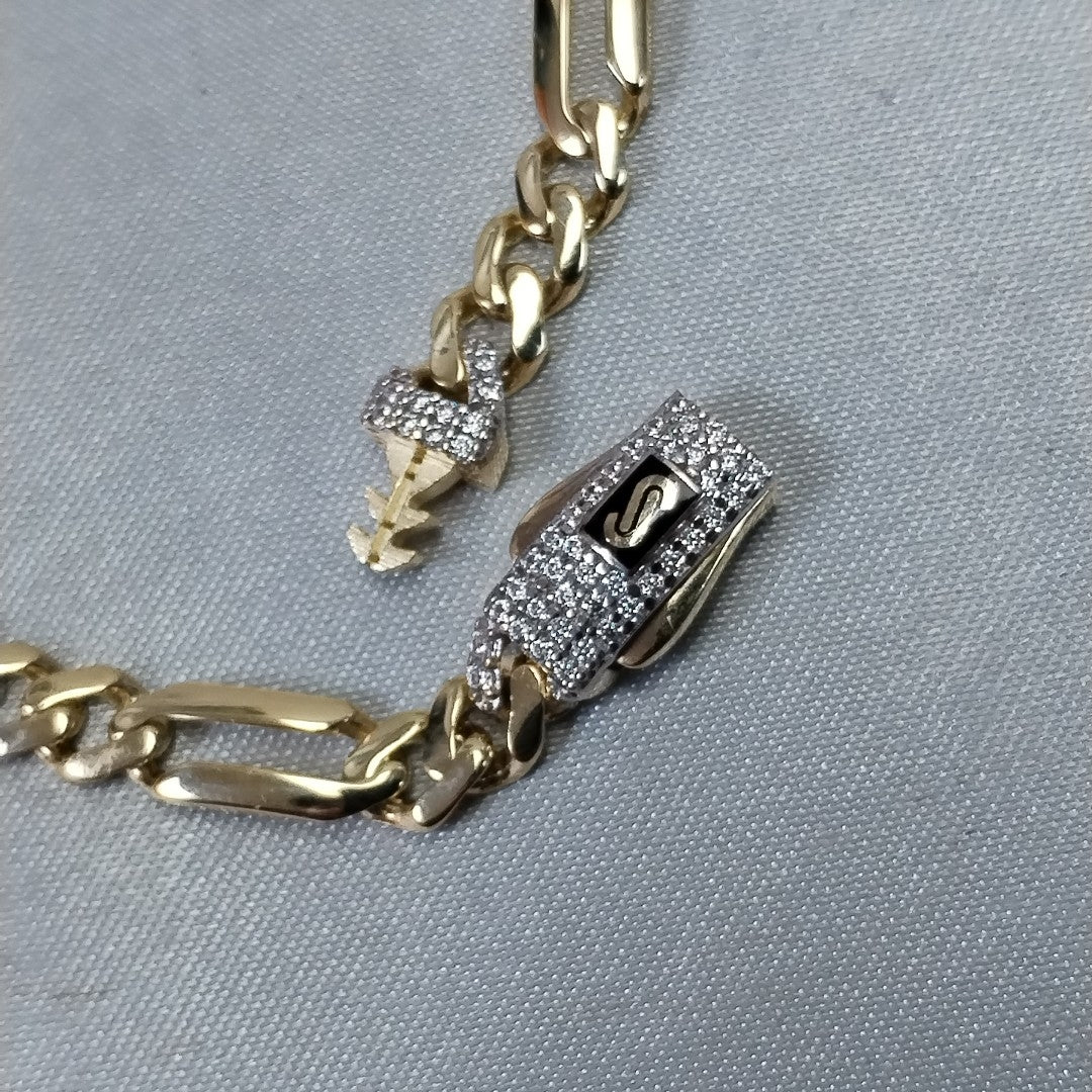 PULSERA MONACO ORO 14K 4.9 (NUEVO)