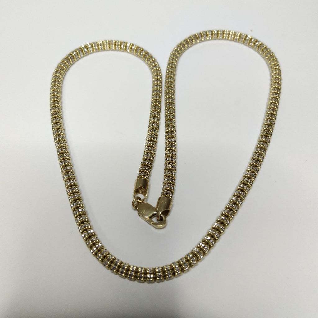 GARGANTILLA ORO COMBINADO 14 K 28.1 GRMS (SEMINUEVO)