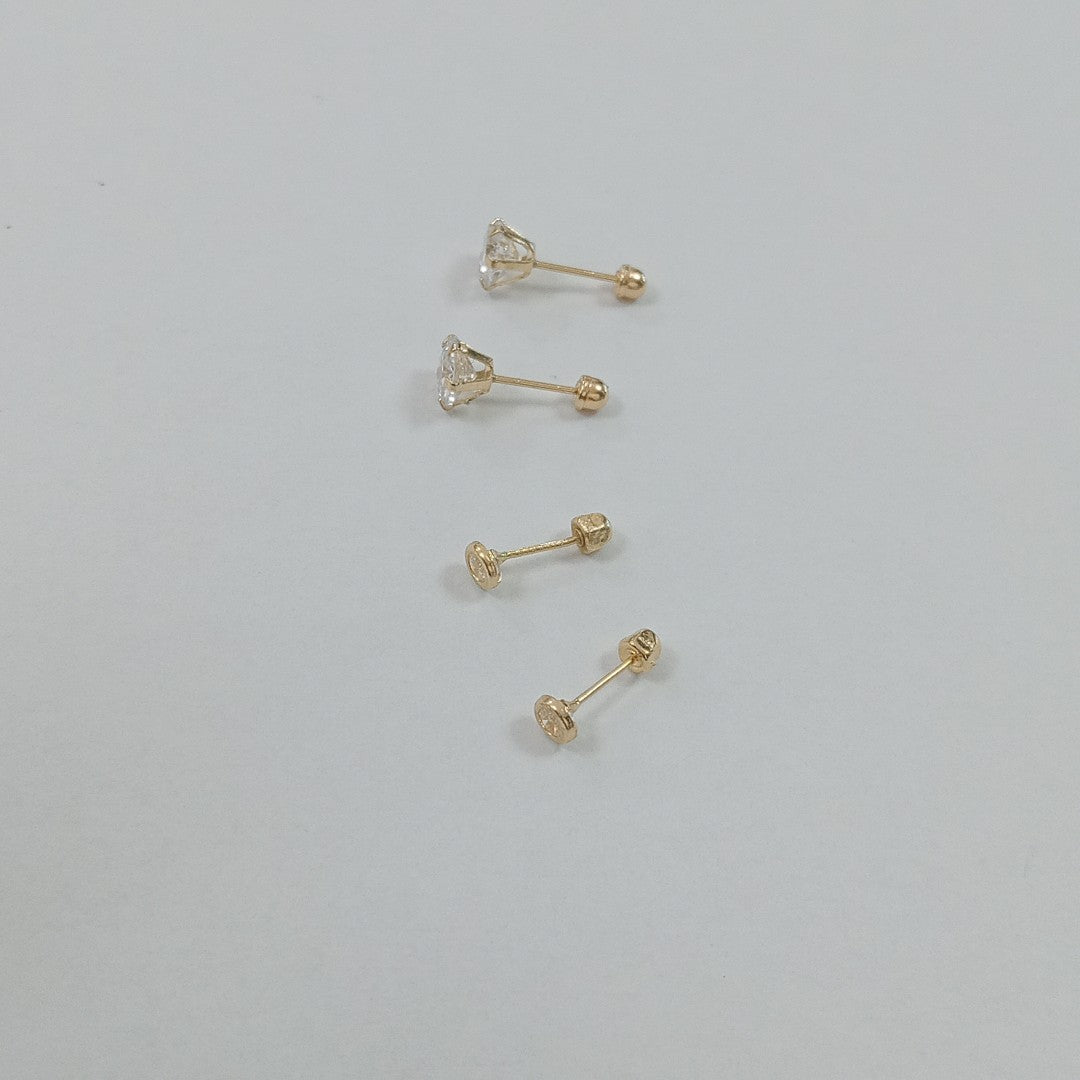 BROQUELES PAR ORO 10 K 0.7 GRMS (SEMINUEVO)