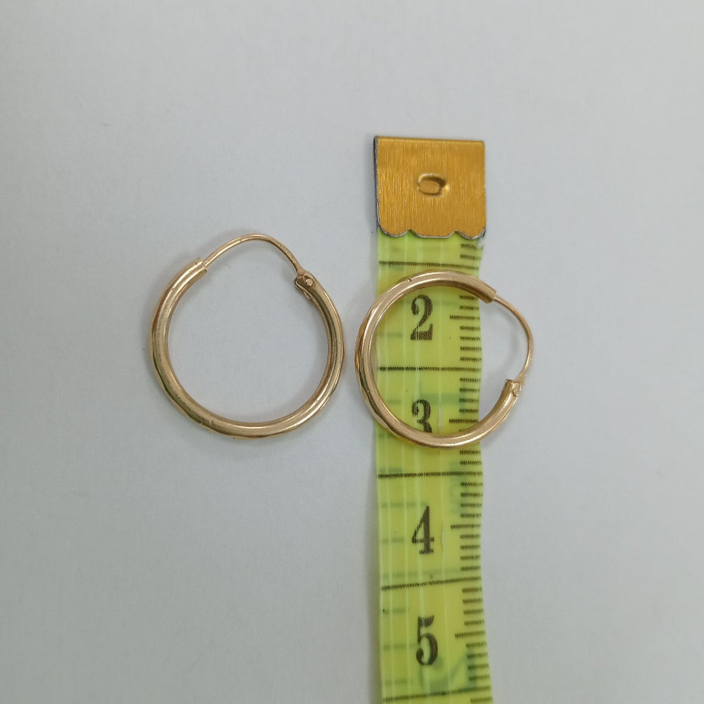ARRACADAS PAR ORO 14 K 1,00 GRMS (SEMINUEVO)