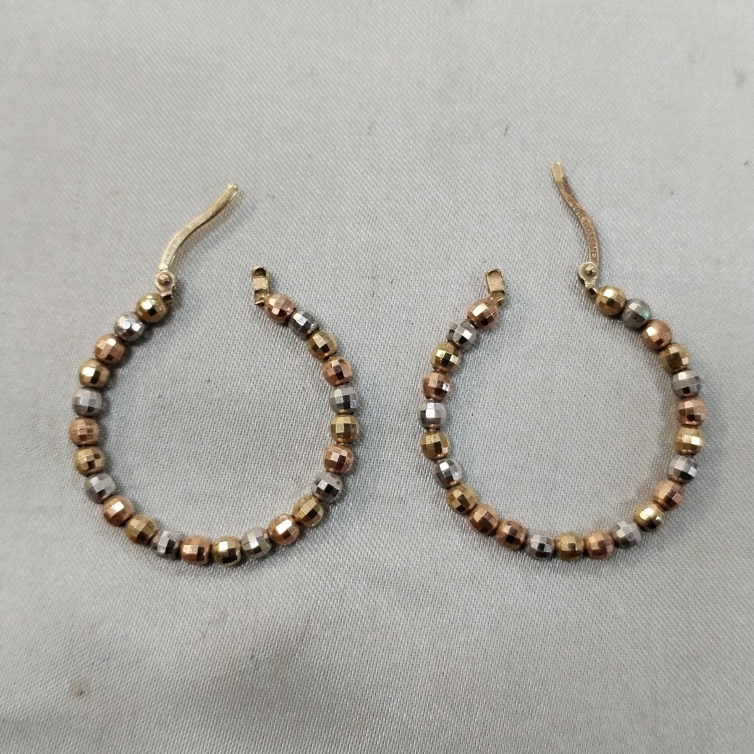 ARRACADAS PAR ORO 10 K 3.3 GRMS (SEMINUEVO)