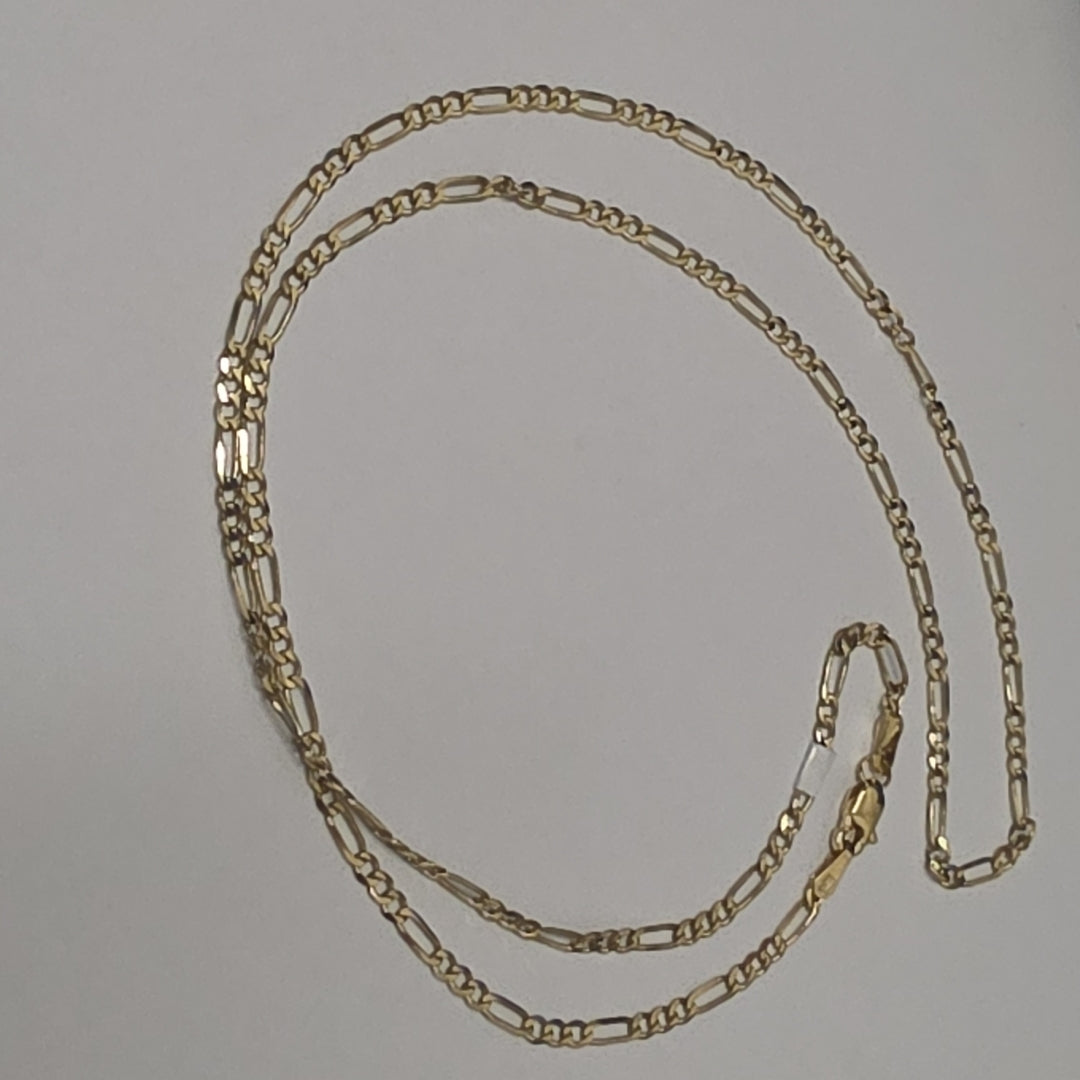 CADENA TEJIDO 3X1 14K 55 CM 5.3 GR (NUEVO)