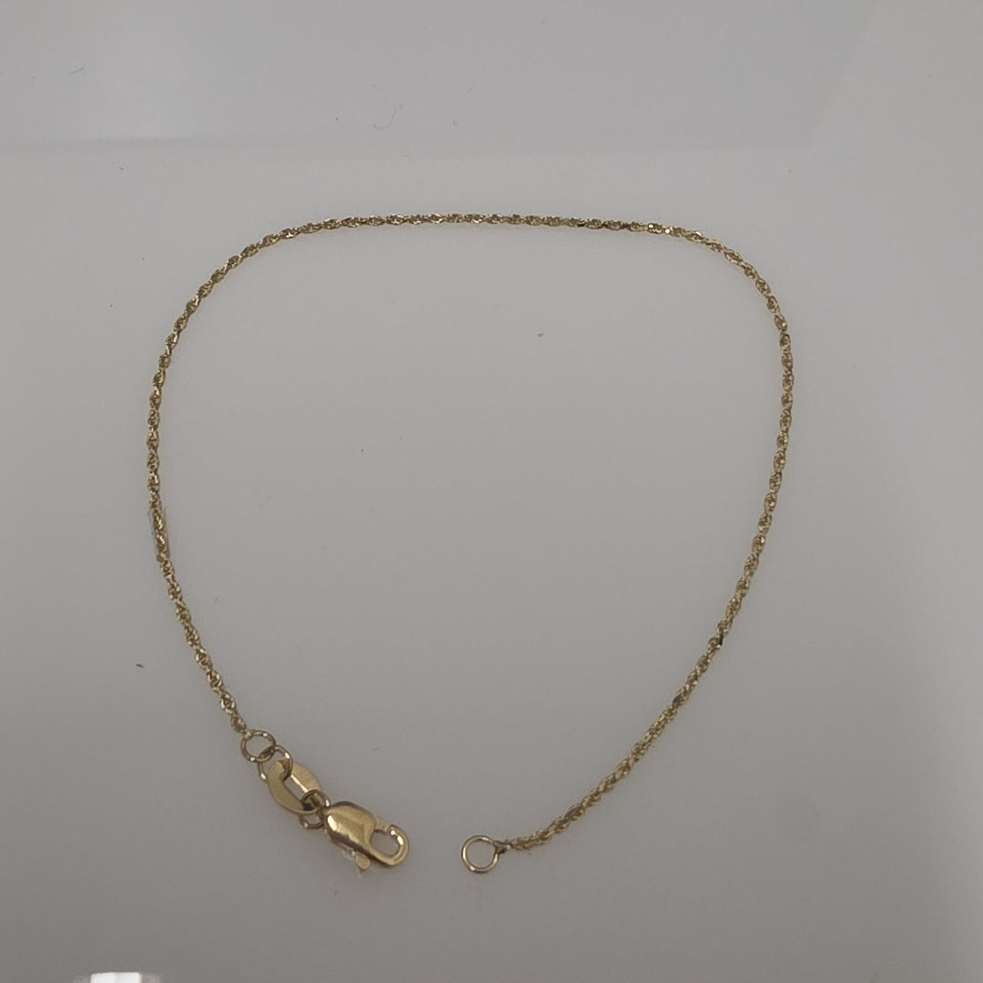 PULSERA TORZAL 14K 21 CM 1.5 GR (NUEVO)