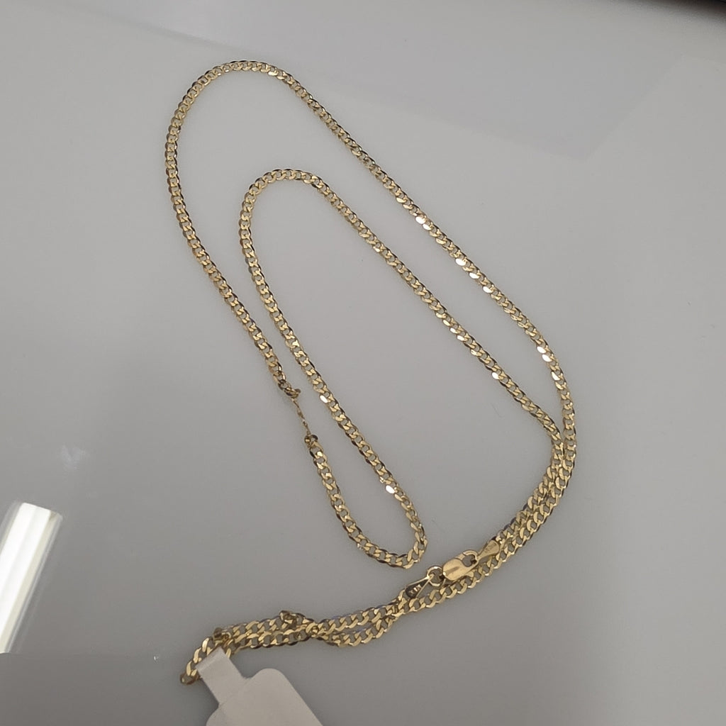 CADENA BARBADA 14K 60 CM 5.8 GR (NUEVO)