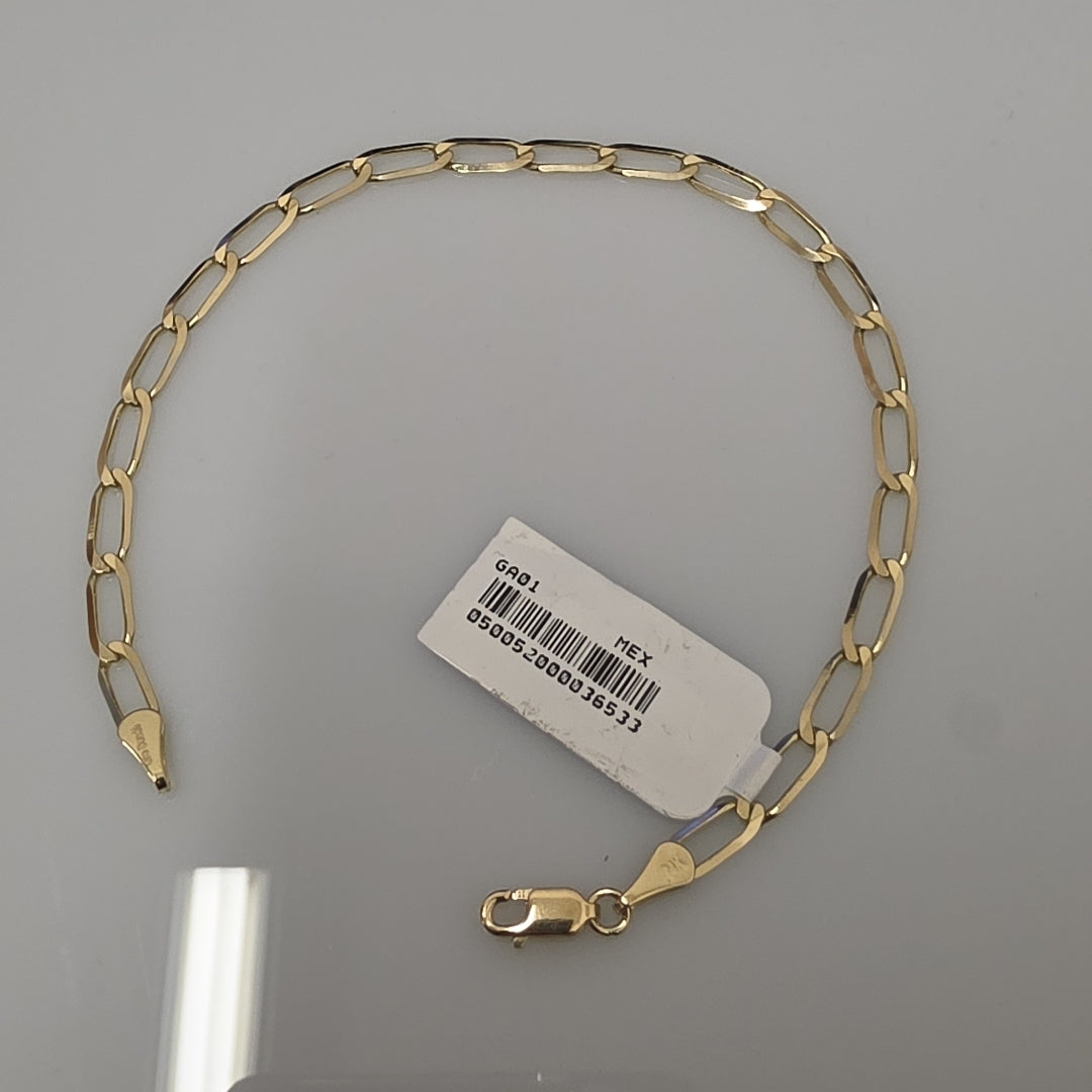 PULSERA ESLABON 14K 21 CM 4.2 GR (NUEVO)